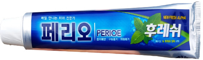 엘지생활건강 페리오 뉴 후레쉬 알파 치약, 150g, 15개