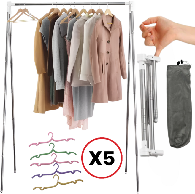 설봉이네상점 접이식 빨래 건조대 휴대용 여행 캠핑