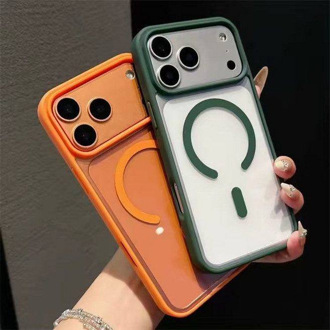 프리즘 클리어 맥세이프 하드 핸드폰 케이스