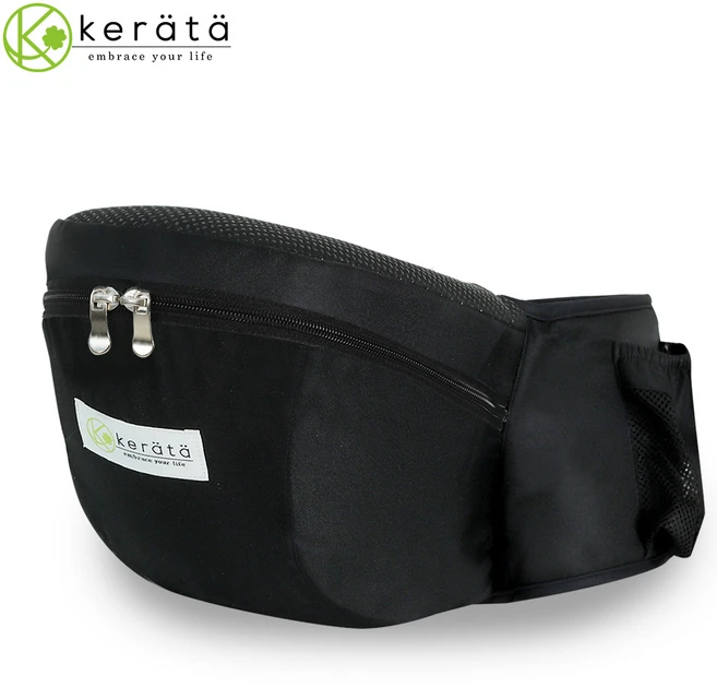 케라타 가성비 Hip Go 3way 아기띠 힙시트 초경량 허리보호대 쿠션 채용, 블랙 - 쿠팡