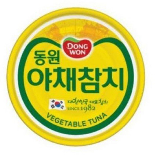동원참치 야채참치 통조림, 135g, 4개
