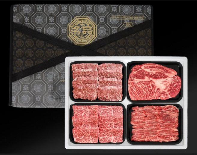 프리미엄 마블링 와규 선물세트4[MB 8-9등급](치마살200g+등심200g+살치200g+황제갈비200g), (치마살200g+등심200g+살치200g+황제갈비200, 1개