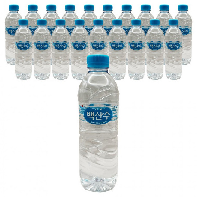 백산수 생수 500ml x 20PET, 20개