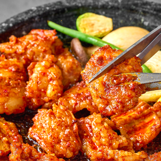 배터지는 초벌 납작 양념대창, 4개, 250g