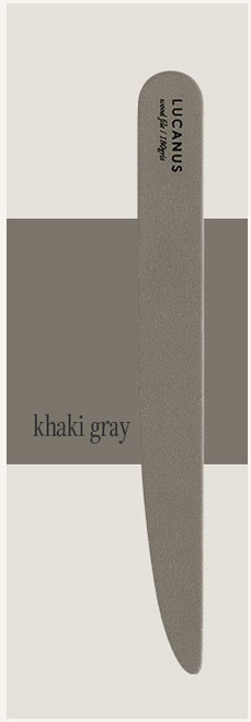 루카너스 어텀 풀컬러 네일파일 국산 손톱버퍼, 1개, 카키그레이