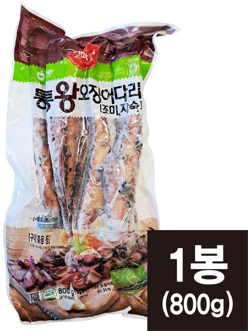 통통 왕오징어다리 800g 가문어통족 자숙조미 오징어 (코리아타임스퀘어), 1개
