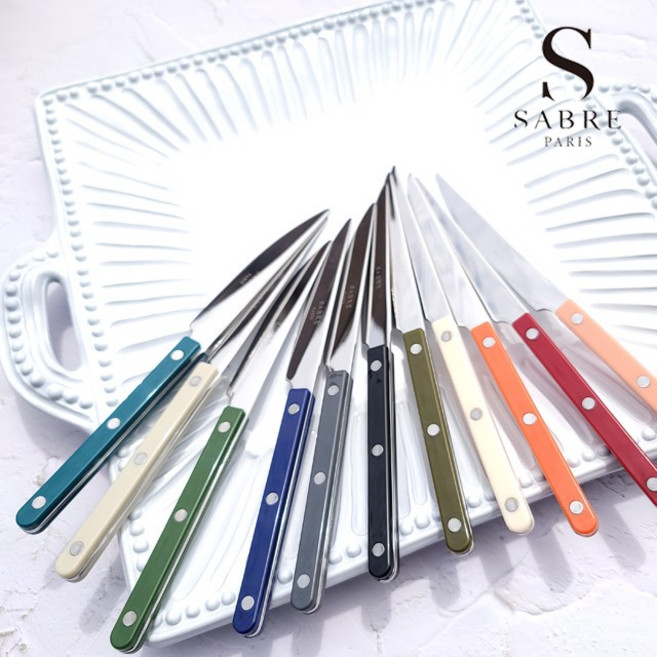 사브르 샤이니 디너 나이프, 네이비블루, 1개