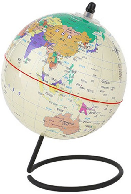 캐스비 네이처 지구본14cm, 연노란