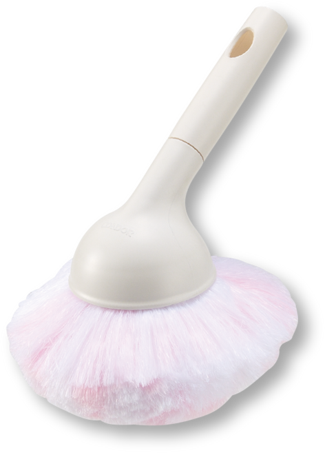 Satto 小海豹浴室毛球刷 BA-057G, 粉, 1套