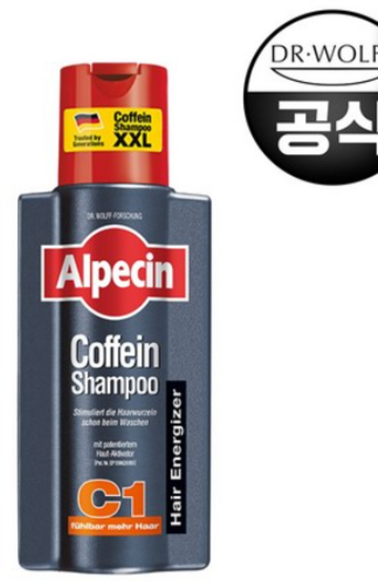 알페신 카페인 샴푸 C1, 250ml, 2개
