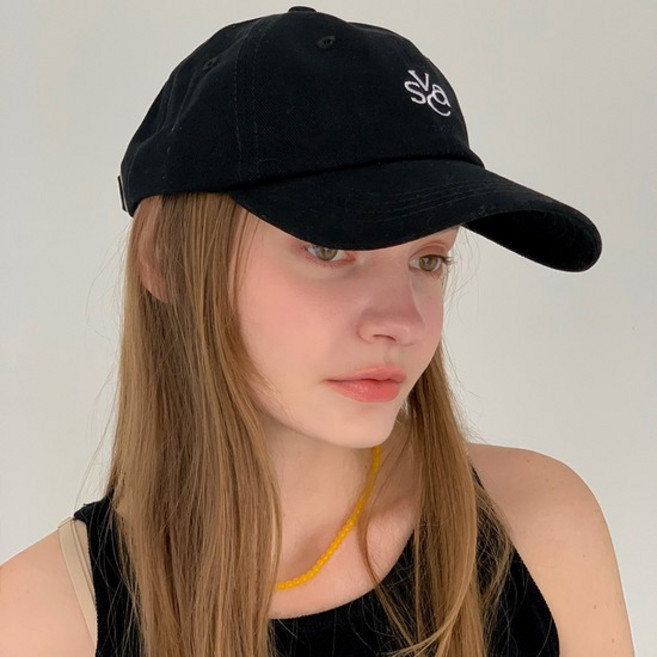 바스카라 VASC LOGO STITCH CAP_BK 볼캡 모자