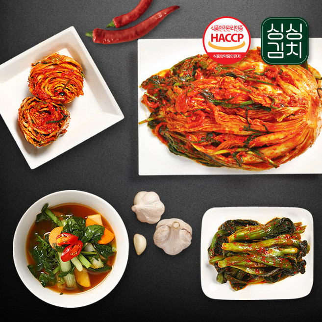 [한입에반한] 싱싱김치 1kg 포기김치/백김치/열무김치/오이소박이 외, 04.깍두기 1kg