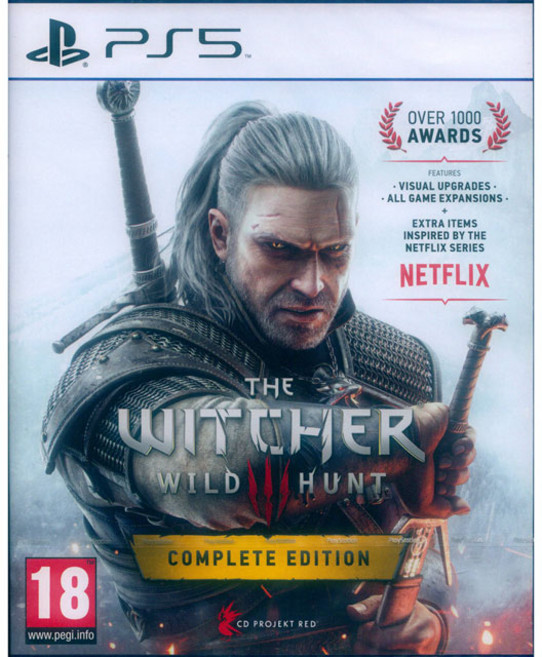 CD PROJEKT RED 巫師 3：狂獵 完整版 PS5 遊戲軟體, 現貨全新, 現貨全新