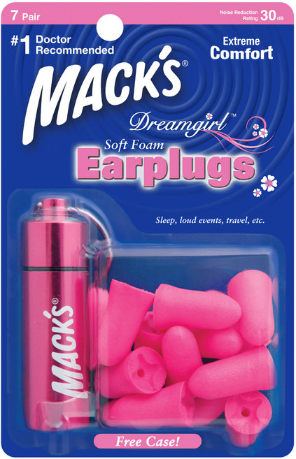 Macks 수면귀마개 드림걸, 1개, 7쌍