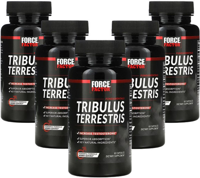 포스팩터 트라블러스 테러스트리스 테스토스론 부스터 60 캡슐, 5팩, 60정