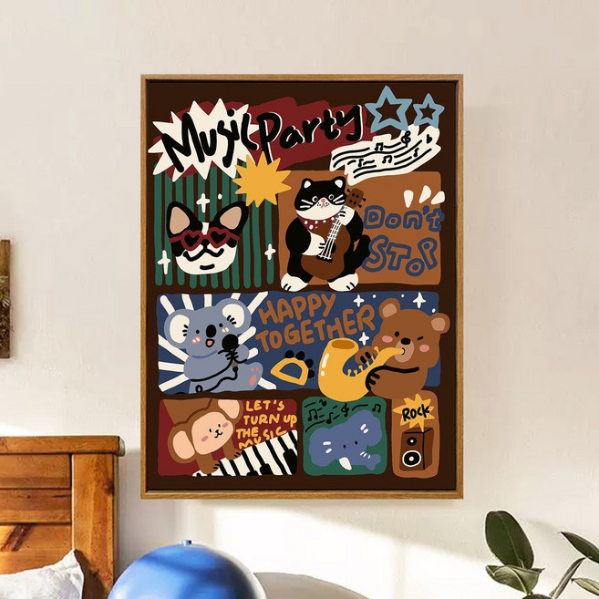 뜨레스 DIY 명화그리기 유화세트 낭만 40x50cm, 1세트, 낭만09