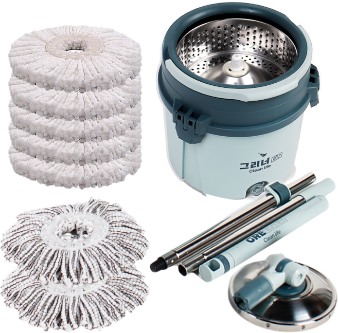 그리너 한통 청소기 풍성한 구성 그린, 1개