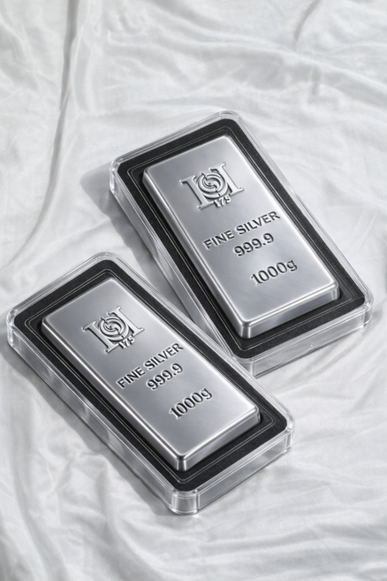 포나인 진공 실버바 1kg 순은 99.99% FINE SILVER 투자용 선물용 1000g