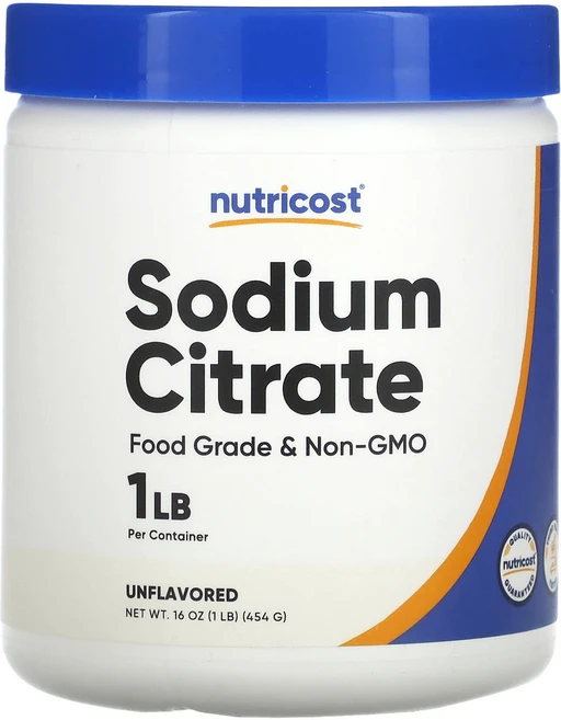 Nutricost 소듐시트레이트 무맛 454g(16oz), Nutricost 소듐시트레이트 무맛 454g16oz, 454g, 1개 - 쿠팡