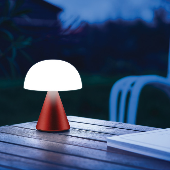 LEXON MINA 렉슨미나 M 무드등 집들이 결혼선물 인테리어 조명 - LH64, 다크 레드 - LH64DR