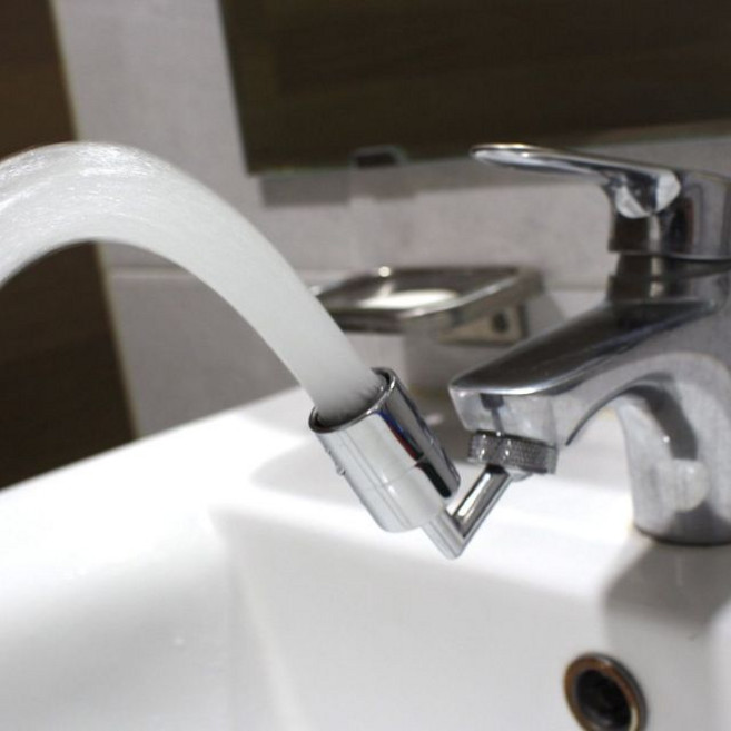 세면대수전 수도꼭지 회전기능 욕실디자인수도꼭지 세면대수전 세면기수전 세면수전 깔끔한욕실 녹걱정없는 출산선물 녹제거 세면대비데 수전 회전수도꼭지 양치수전 토수구 세면대부속품 수도꼭지, 빠른배송