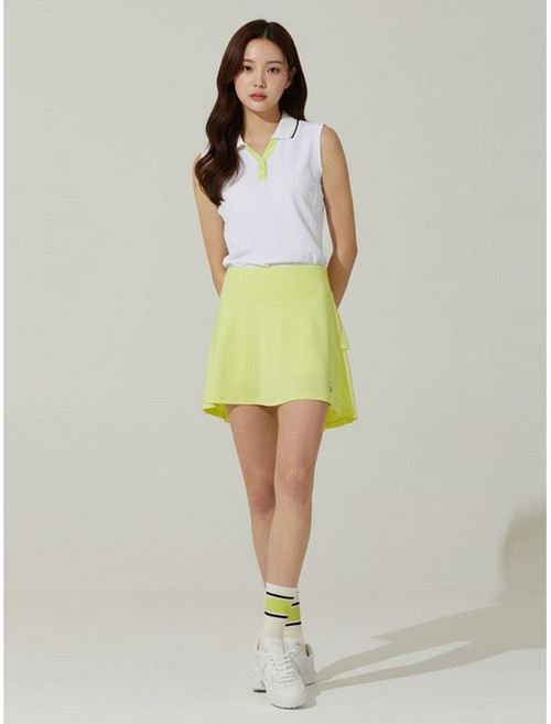 헤일리 헤일리골프 여성 언발란스 플리츠 큐롯 스커트 HUAKK1022