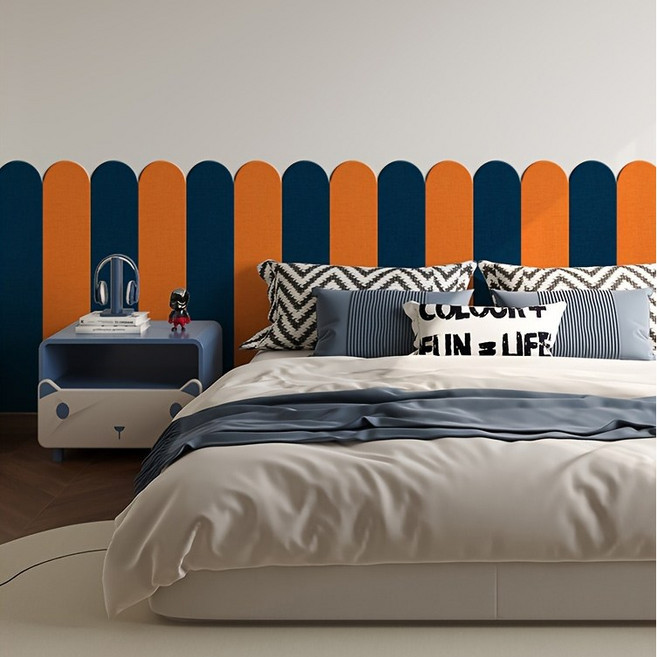 방충돌 벽보호 스티커 자착식 방수 가구 벽 접촉부 아기방 현관 방호용, 12개, 혼합 색상