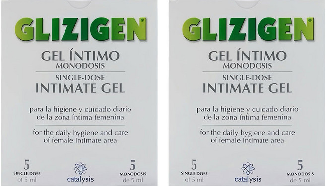 글리지젠 모노도시스 인티메이트 겔 여성 청결제 5개입, 2개, 25ml
