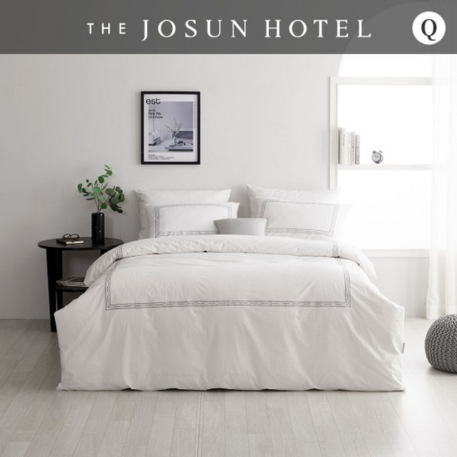 엘버트 누비이불커버 Q 화이트