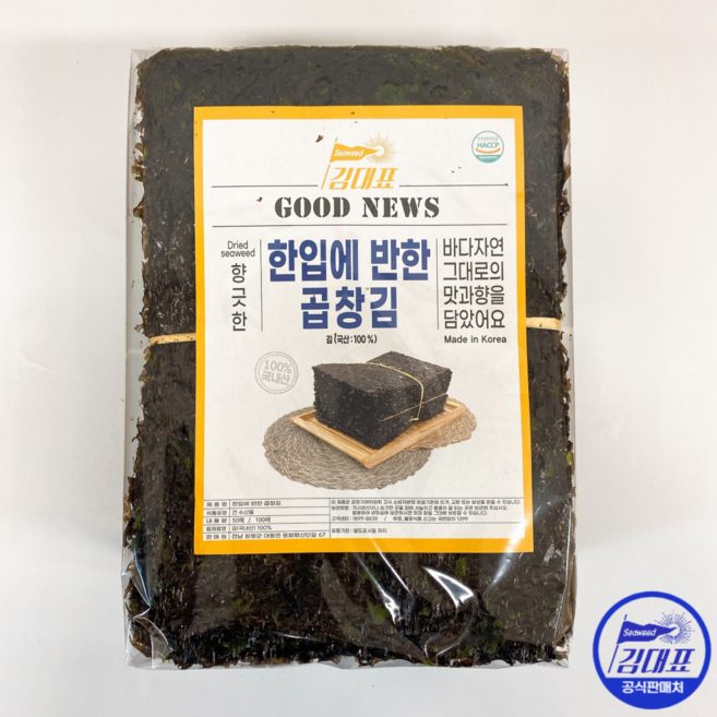 김대표 한입에 반한 곱창김, 1개