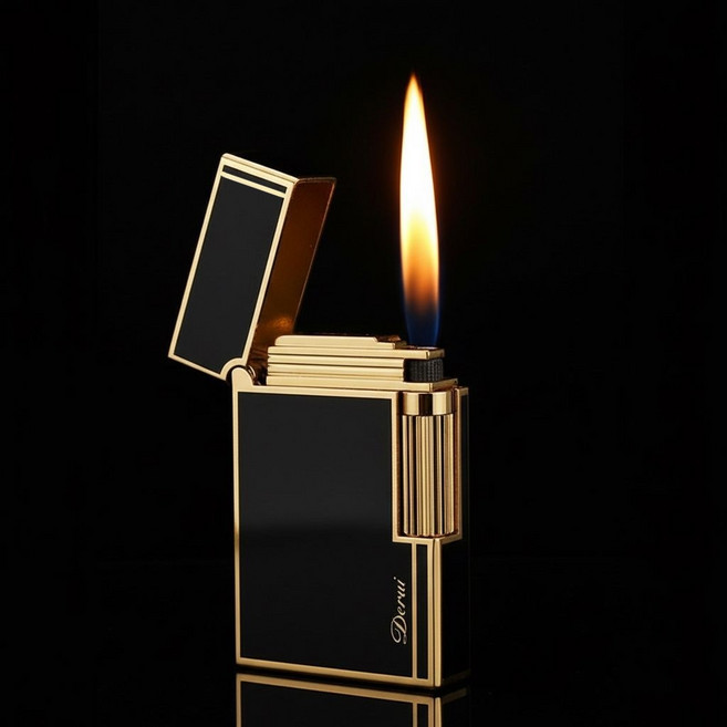 고급 터보 럭셔리 충전용 라이타 커플 생일 선물용 개인용 슬림 라이타 DR1260 충전식 고급스러운 라이터 케이스