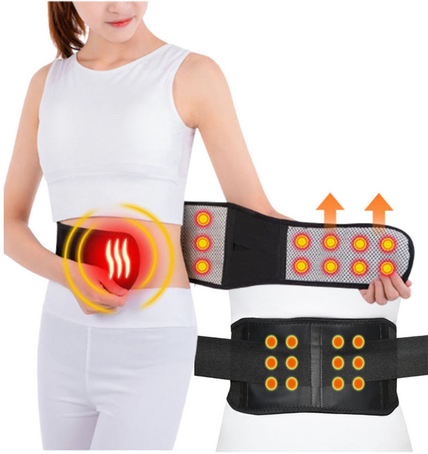 발열허리보호대 요통 허리통증 척추보호대, 1개