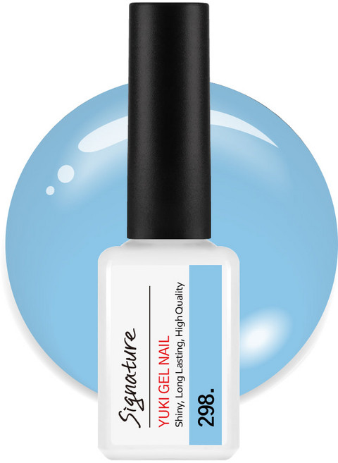 유키 시럽젤네일 시그니처 컬러젤 7g, 유키 시그니처 298호 레오파드블루, 1개