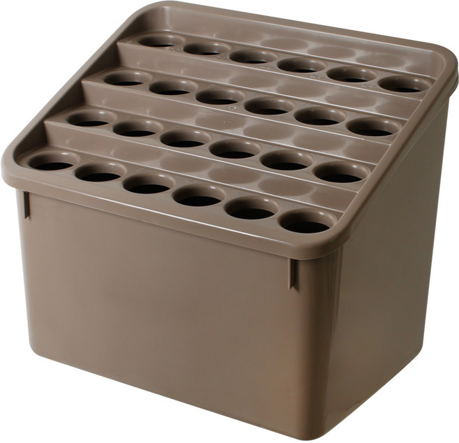 카시안 다모아 우산꽂이 24구 대용량 장우산 양산 장화 우비 우의, 연브라운, 1개