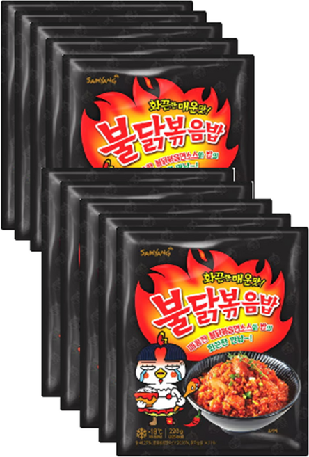 삼양사 불닭볶음밥 220g, 10개