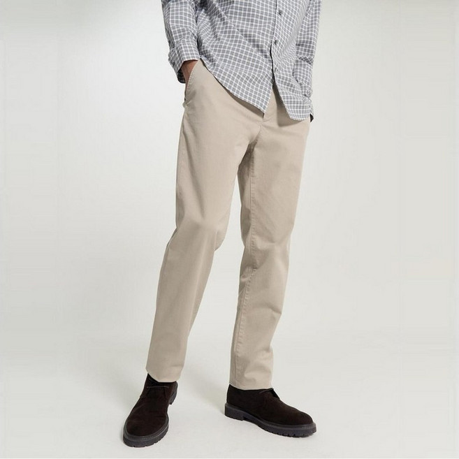 [백화점출고] 빈폴 [Essential] 봄 스탠다드핏 치노 팬츠 - 베이지 (BC6121E01A)