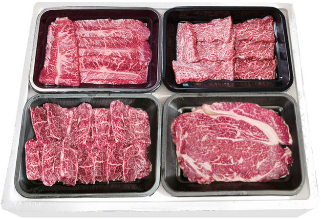 이연한우 1등급 한우 소고기 선물세트 5호 등심 부채 치마 채끝, 800g, 1개