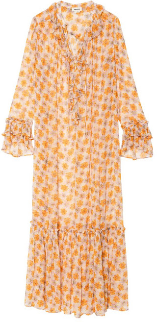 쟈딕앤볼테르 랄리셀 플로럴 맥시 드레스