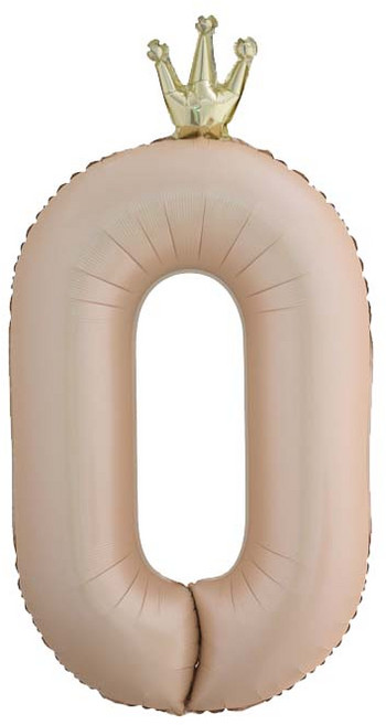 연지마켓 숫자 은박 풍선 대형, 베이지 0