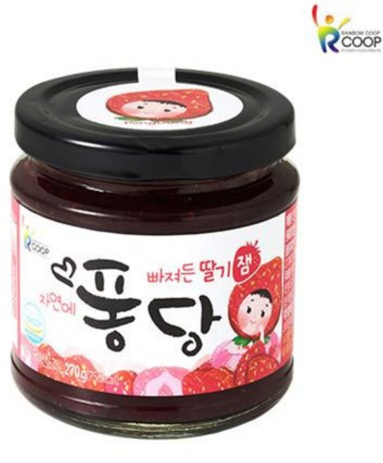 딸기잼 로컬푸드 자연에퐁당, 270g, 1개