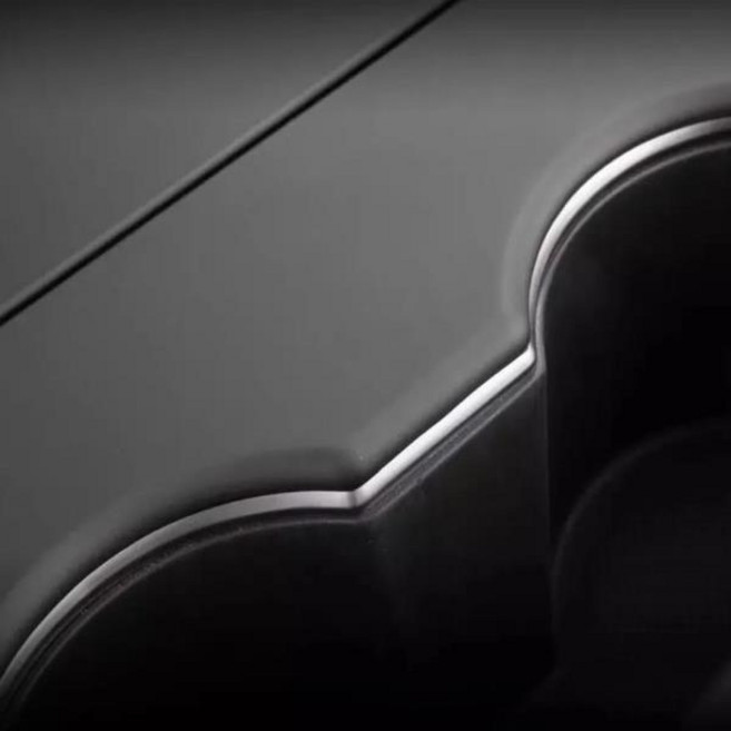 자동차타이어 호환 모델 3 20색상 Y 자동차 인 액세서리에 대 한 3PCS ABS 블랙 중앙 제어판 보호