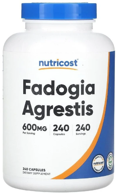 Nutricost Fadogia Agrestis 600mg 캡슐 240정, 1개 - 쿠팡