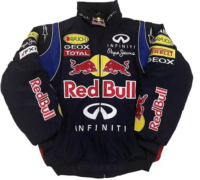 레드불 RED BULL INFINITI 인피니티 F1 레이싱 자켓 블루종 / 고급 자수 / 도톰한 충전재 / 남녀공용 / 2가지 색상