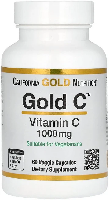 캘리포니아골드뉴트리션 골드 비타민 C 1000mg 베지 캡슐, 60정, 1개 - 쿠팡