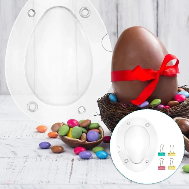 부활절 달걀 금형 DIY 플라스틱 베이킹 공룡 주조 식품 동물 초콜릿 메이커, 1. As Shown, 1개