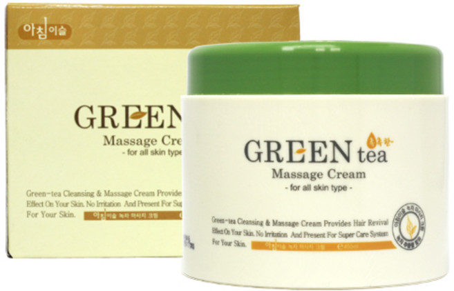 /아침이슬 녹차 마사지 크림 450ml
