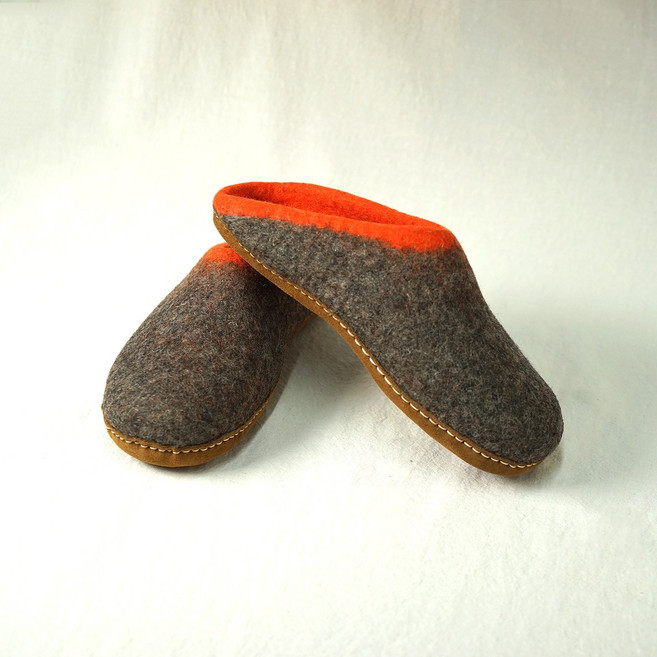 네팔 슬리퍼 펠트 실내 울 실내화 거실 슬리퍼 핸드메이드 woolnest