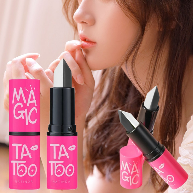 혀누닷컴 국산 워터프루프 투톤 매직 타투 반전 립스틱 안지워지는 묻어나지않는 고발색 인생립, 1개