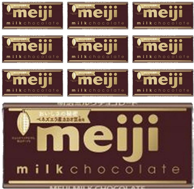 메이지 밀크 초콜릿, 50g, 10개