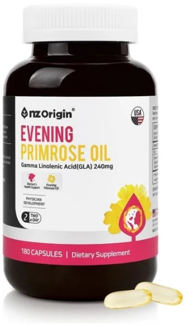 미국산 감마리놀렌산 달맞이꽃종자유 월경전증후군 PMS 갱년기 여드름 항염증 면역개선 아토피 피부염증 습진 유방통증 혈행개선 엄마 여자친구 그날을 위한 건강선물, 180정, 1개 - 쿠팡